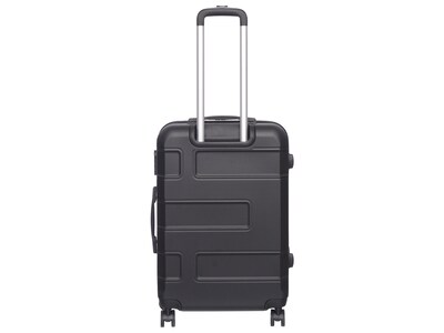 Nicci Deco Plastic 3-Piece Luggage Set, Black (CRL010-Blk)