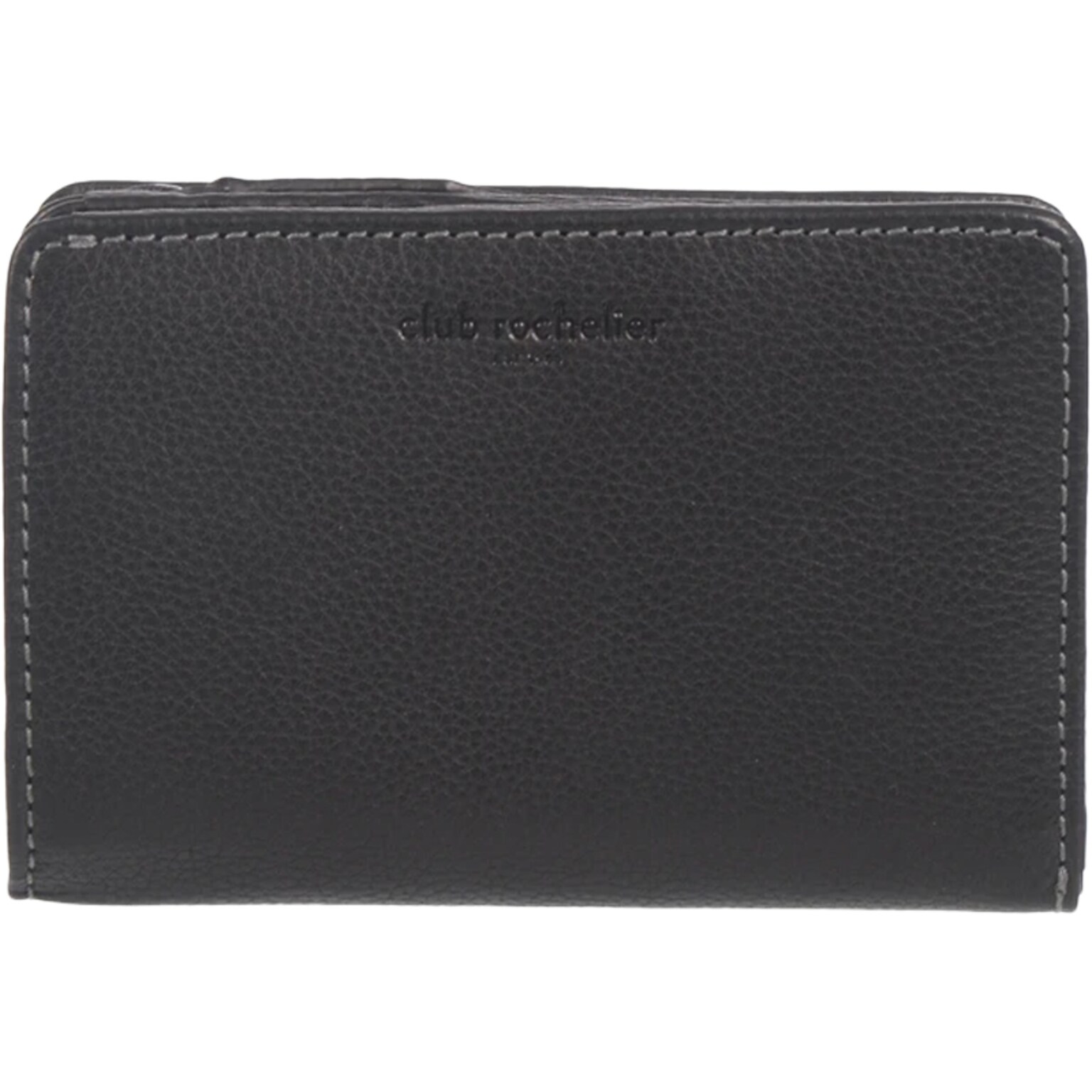 Club Rochelier Onyx Leather Bifold Wallet, Black (CL11066-93L-Blk)