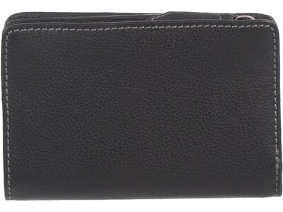 Club Rochelier Onyx Leather Bifold Wallet, Black (CL11066-93L-Blk)