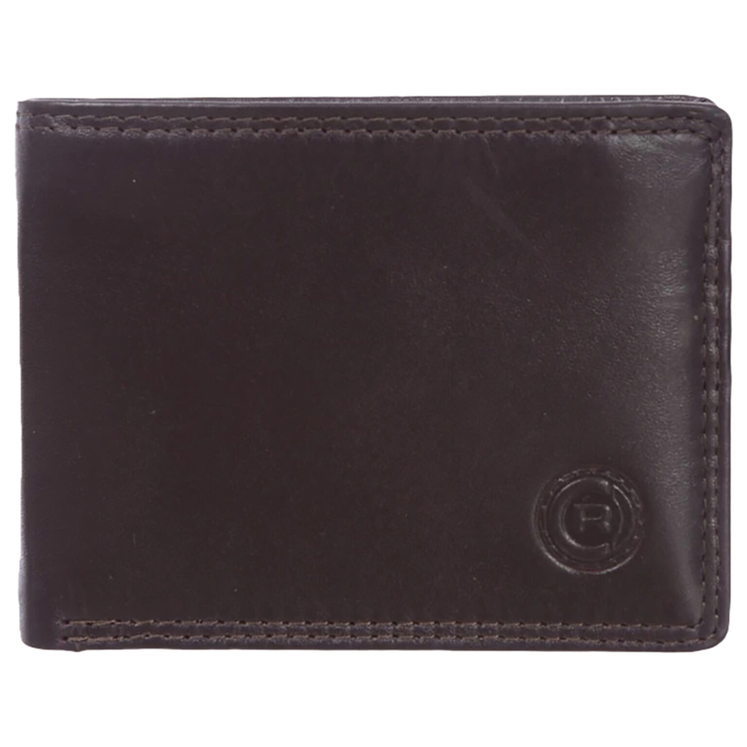 Club Rochelier Leather Slimfold Wallet with Removable Center Wing, Mahogany (4454-R2-Mhgny)