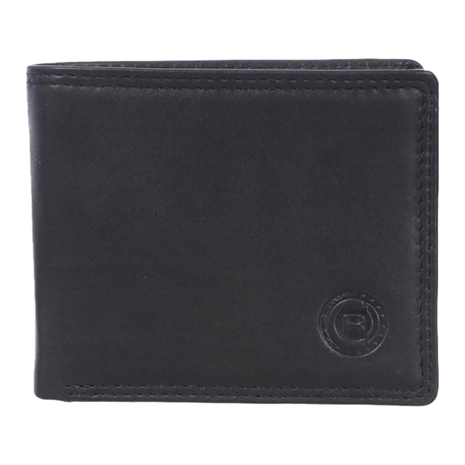 Club Rochelier Leather Slimfold Wallet, Black (4452-4-Blk)