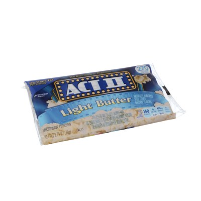 ACT II Popcorn, Light Butter, 2.75 oz., 36/Carton (GOV23243)