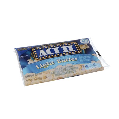 ACT II Popcorn, Light Butter, 2.75 Oz., 36/Carton (GOV23243)