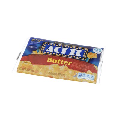 ACT II Microwave Popcorn, Butter, 2.75 oz., 36/Carton (GOV23223)