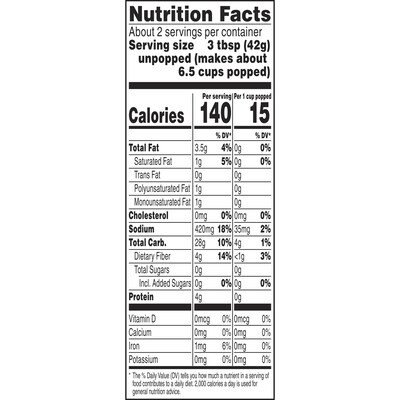 ACT II Popcorn, Light Butter, 2.75 oz., 36/Carton (GOV23243)