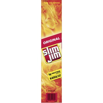 Slim Jim Original Smoked Beef Meat Stick, .97 oz., 24/Box (209-00657)