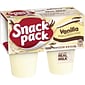 Snack Pack Vanilla Pudding Cups, 3.5 oz., 48/Carton (HUN55419)