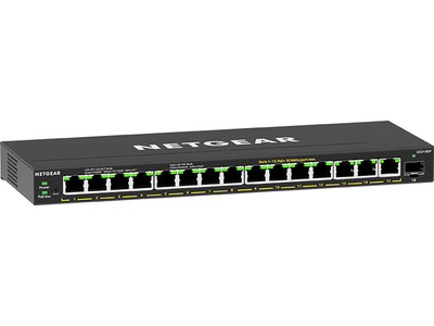 Netgear 300 Plus 16-Port Gigabit Ethernet Managed Switch, 10/100/1000 Mbps (GS316EP-100NAS)