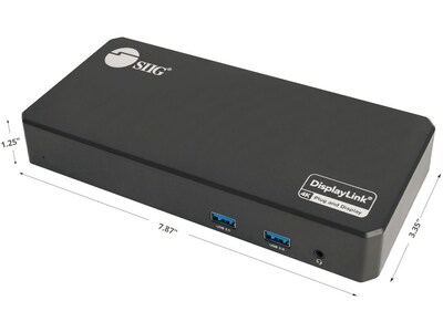 SIIG Universal Hybrid Triple 4K Video Docking Station with PD 3.0 (JU-DK0J11-S1)