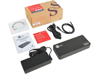 SIIG Universal Hybrid Triple 4K Video Docking Station with PD 3.0 (JU-DK0J11-S1)