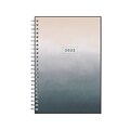 2022 Blue Sky 5 x 8 Weekly & Monthly Planner, Montauk Clear, Beige/Gray (133875)