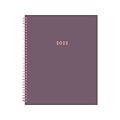 2022 Blue Sky 9.25 x 11.13 Weekly & Monthly Planner, Rebekah Cool, Purple (133099)