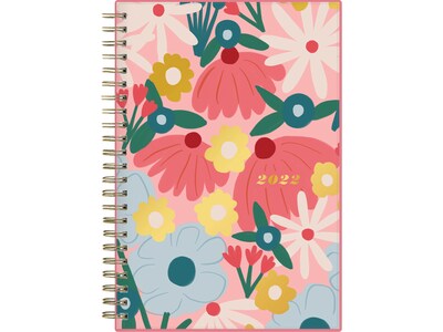 2022 Blue Sky Brit + Co, Bouquet, 5 x 8 Weekly & Monthly Planner, Multicolor (136012)