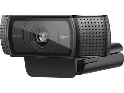 Logitech C920e Business HD 1920 x 1080 Webcam, 2 Megapixels, Black (960-001384)