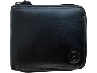 Club Rochelier Leather Billfold Wallet, Black (44300-Blk)