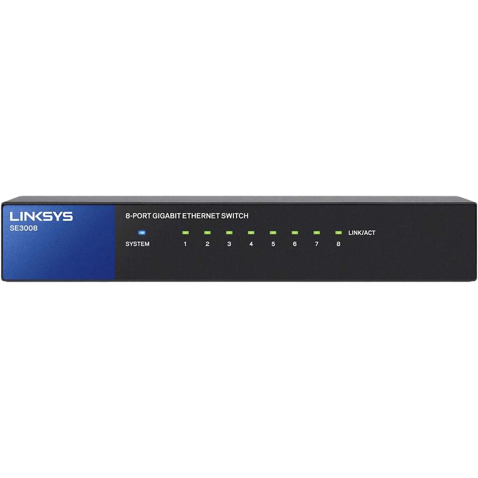 Linksys SE3008 8-Port Gigabit Ethernet Desktop/Wall-Mountable Switch