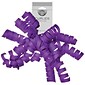 JAM Paper® Grosgrain Curly Gift Bows, Purple, 120/Pack (376333985)