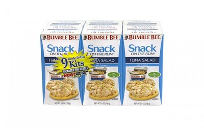 Bumble Bee Ready-to-Eat Tuna Salad Kits, 3.5 oz., 9/Pack (220-00707)