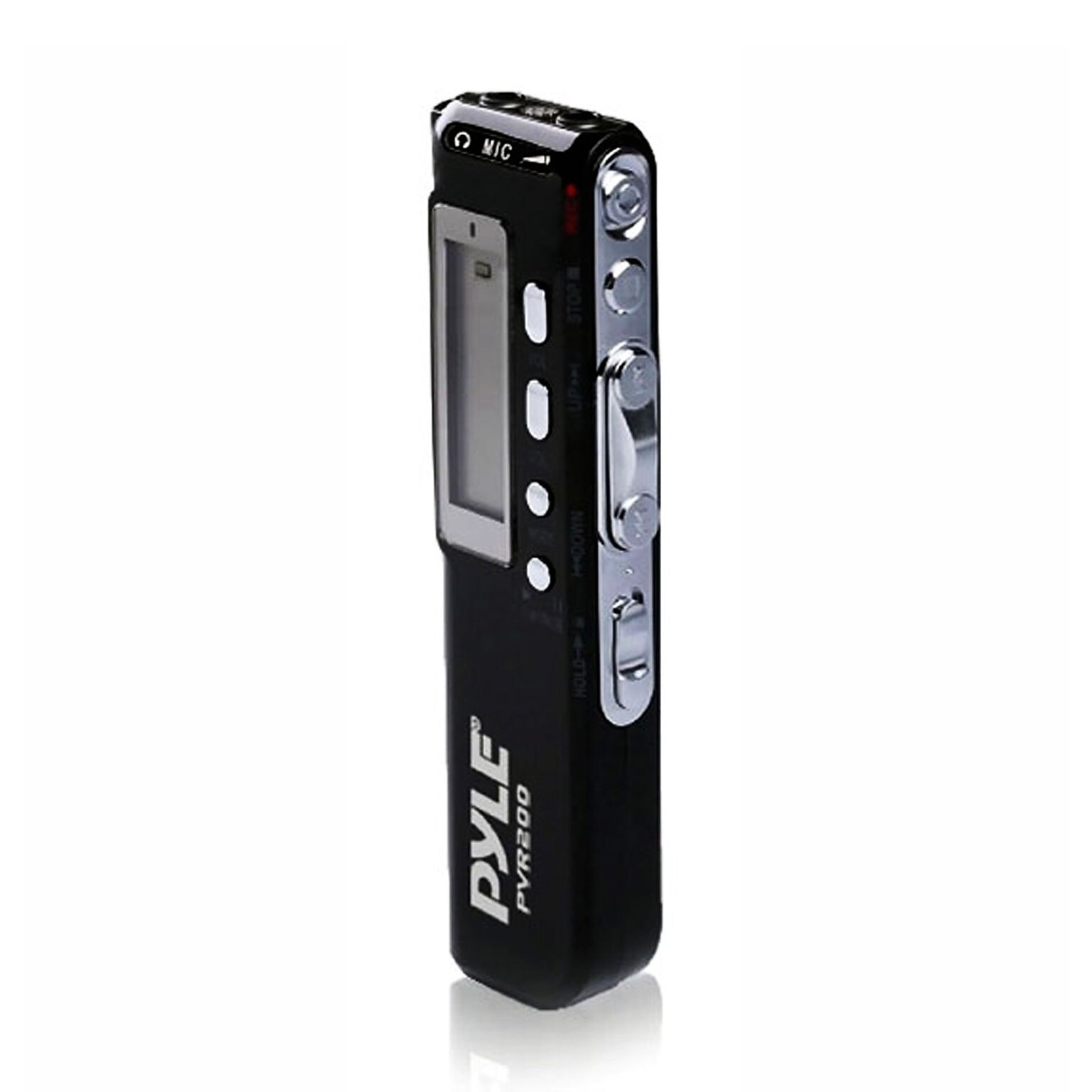 Pyle Home PVR200 4GB(GB Voice-Activated-System Digital Voice Recorder, Black