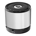Pyle PBS2SL Bluetooth Mini Speaker with Hands-Free Call Answering and Music Streaming, Silver