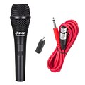 Pyle Pro PMIKC45BK Professional Handheld Vocal Cardioid Condenser Microphone With 15 Feet XLR Cable