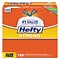 Hefty® Strong Tall Kitchen Drawstring Trash Bags, 13 Gallon, 0.9 Mil, 24 x 27.75, White, 120/Box