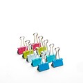 Poppin Bulk Pack of Assorted Medium Binder Clips, 480 Count (105039)