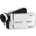 Minolta 20-Megapixel 1080p Full HD MN50HD Camcorder, White (MN50HD-W)