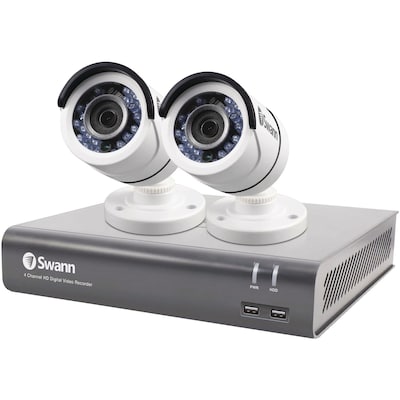 Swann 4-Channel 4575 Series 1080p DVR with 1TB HD & 2 Bullet Cameras (SWDVK-445752-LW)