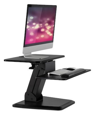 Mount-It! 23W Manual Adjustable Standing Desk Converter, Black (MI-7916)