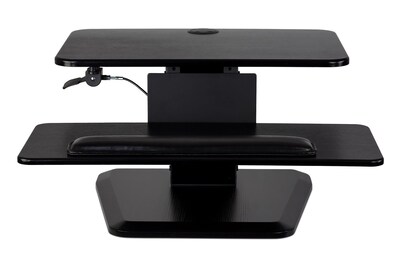 Mount-It! 23"W Manual Adjustable Standing Desk Converter, Black (MI-7916)