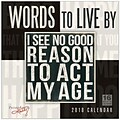 2018 Sellers Publishing, Inc. 12 x 12 Words To Live By - Primitives By Kathy Wall Calendar