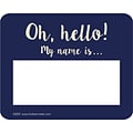 Barker Creek Name Tags/Self-Adhesive Labels, Oh Hello! Set, 45/Pack (1555)