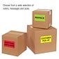 Quill Brand® "Partial Case" Labels, Yellow/Black, 5" x 3", 500/Rl