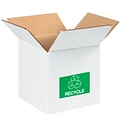 Tape Logic 2 x 3 RECYCLE Rectangle Inventory Label, Green, 500/Roll