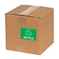 Tape Logic 2" x 3" "RECYCLE" Rectangle Inventory Label, Green, 500/Roll