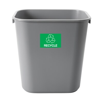 Tape Logic 2" x 3" "RECYCLE" Rectangle Inventory Label, Green, 500/Roll