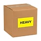 Tape Logic Labels, " Heavy", 3" x 5", Fluorescent Yellow, 500/Roll (DL3391)