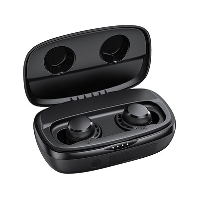 Tribit FlyBuds 3 Wireless Bluetooth Stereo Headphones, Black (1KSC012101N02)
