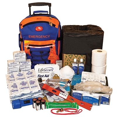 SecurEvac™ 30-Person Easy-Roll Evacuation & Shelter-In-Place Survival Kit