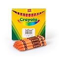 Crayola Bulk Crayons, Orange, 12/Box (52-0836-036)