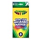 Crayola Classic Kid's Markers, Fine Point, Assorted, 8/Pack (58-7809)