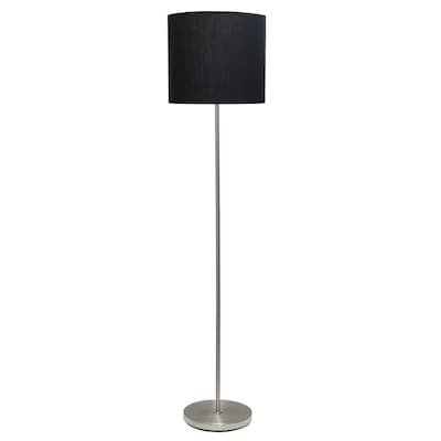 Simple Designs Incandescent Floor Lamp, Black (LF2004-BLK)