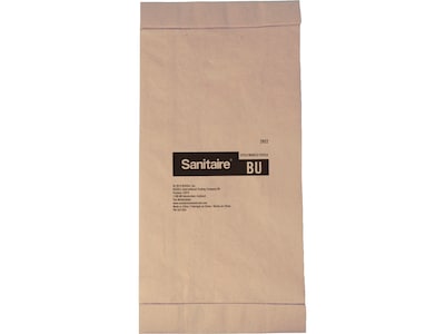 Sanitaire BU Vacuum Bags, Kraft, 50/Carton (2922)