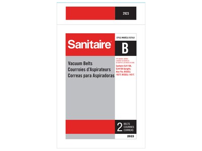 Sanitaire B Vacuum Belt, Black, 24/Carton (2923)