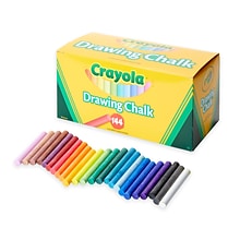 Crayola Drawing Chalk, Assorted Colors, 144/Box (51-0400)