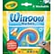 Binney & Smith Crayola Washable Window Markers, Conical Tip, 8/Pack