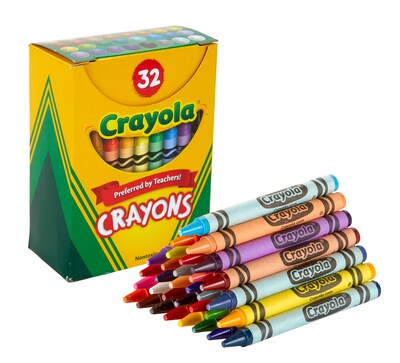 Crayola Crayons, 32/Box (52-0322)