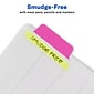 Avery UltraTabs Repositionable Margin Index Tabs, Neons, 24 Tabs/Pack (74767)