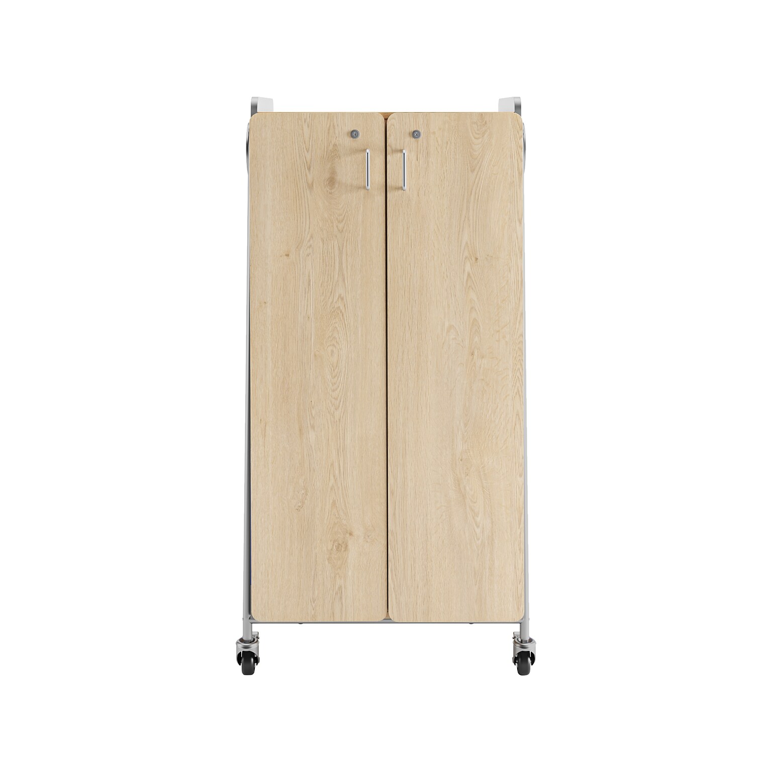Safco Whiffle Typical 5 60 x 30 Particle Board Double-Column Mobile Storage, Gray (3925GRY)